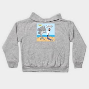 Male Nurse Shark Kids Hoodie